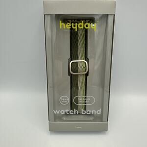 Heyday Watch Band For Smart Watch 38-41mm Sage Olive Green Stripe Knit NEW‎